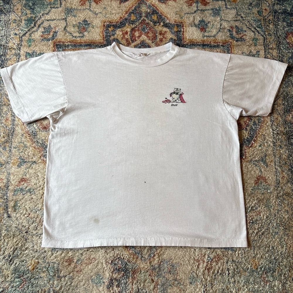 Vintage Spike Dog Snowboarding T-shirt Size XL
